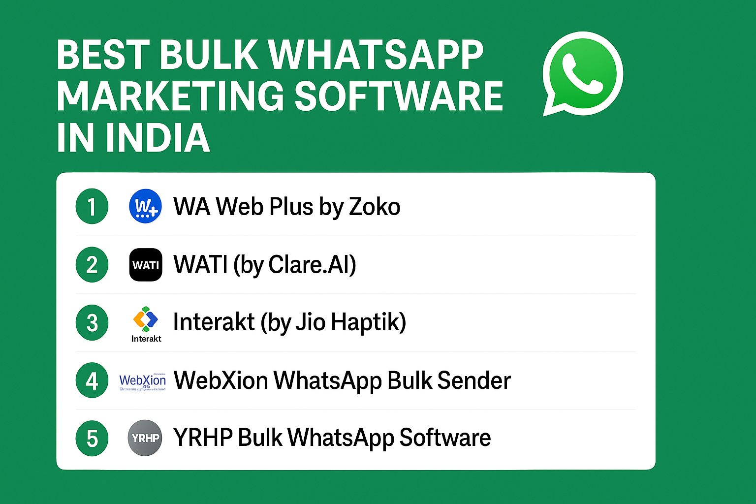 Best whatsapp solution